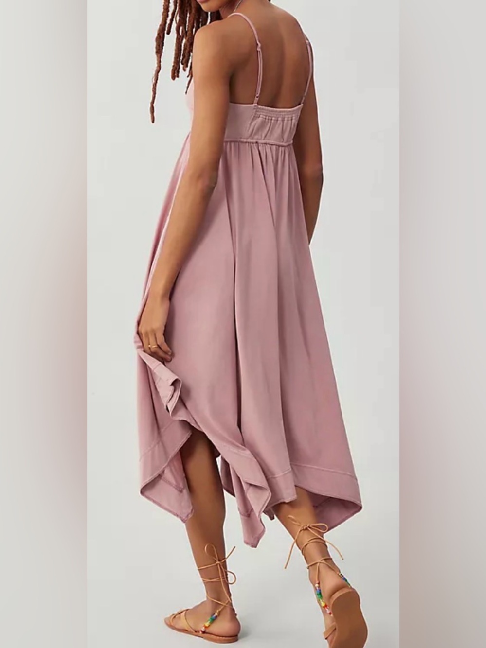 Daily Practise by Anthropologie blush colored dress. NWT. Large - Picture 3 of 15